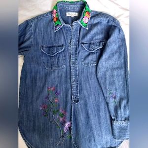 Pre owned Denim shirt Jacket, size XS